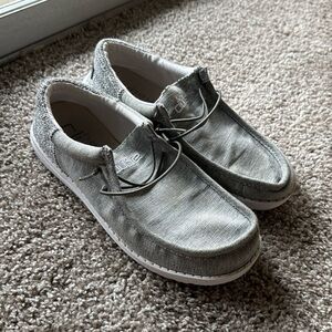 Youth Hey Dude Gray Shoes